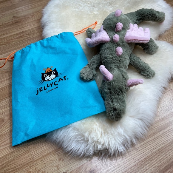 Jellycat Large Malachy Dragon, NWT - Picture 2 of 4
